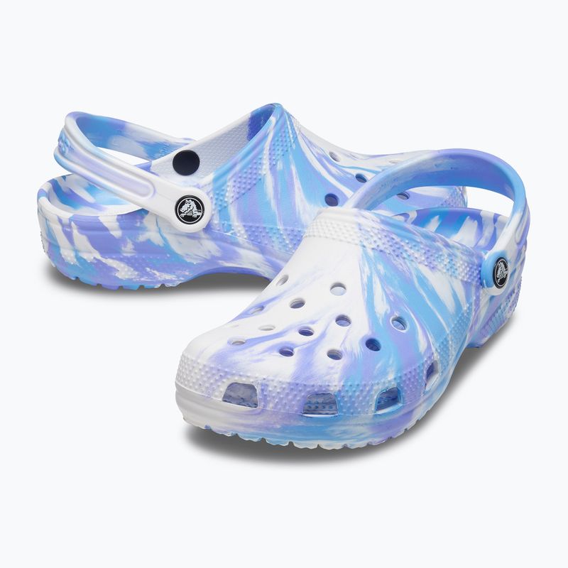 Crocs Classic Marbled Clog white 206867-1FK джапанки 16