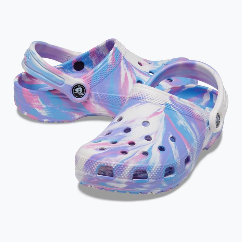 Детски джапанки Crocs Classic Marbled Clog K в цвят 207464-102 16