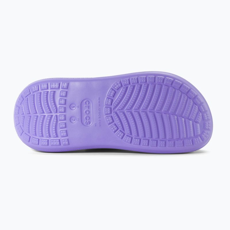 Джапанки Crocs Classic Crush Clog digital violet 5