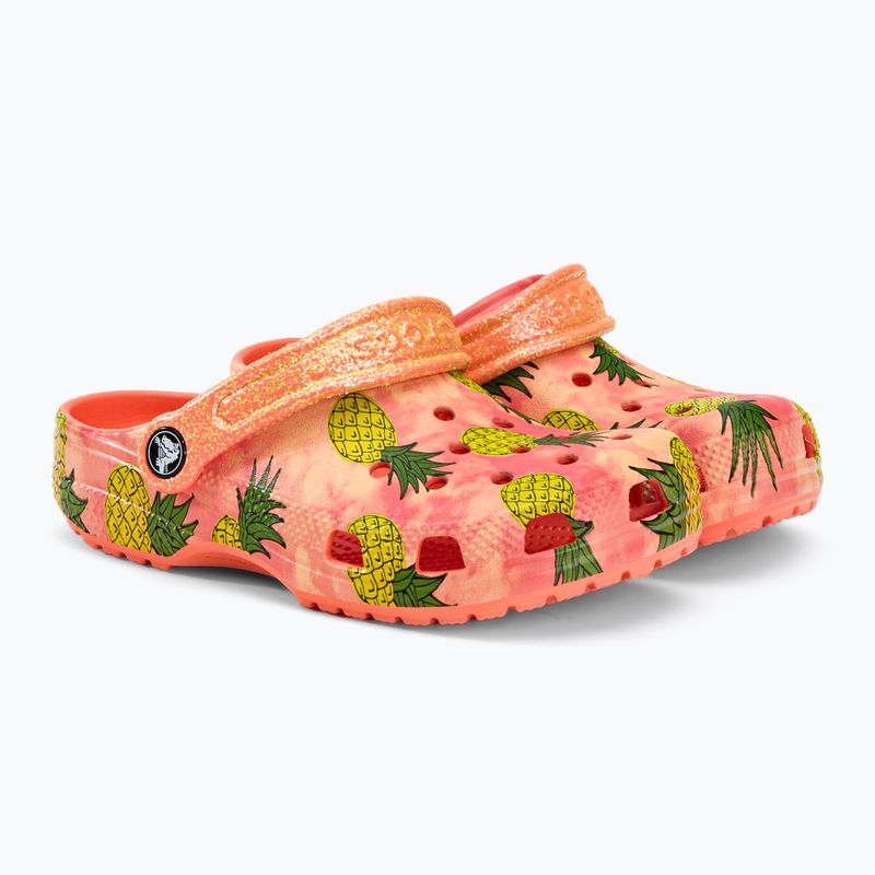 Детски джапанки Crocs Classic Pool Party Clog K orange 207826-83E 5