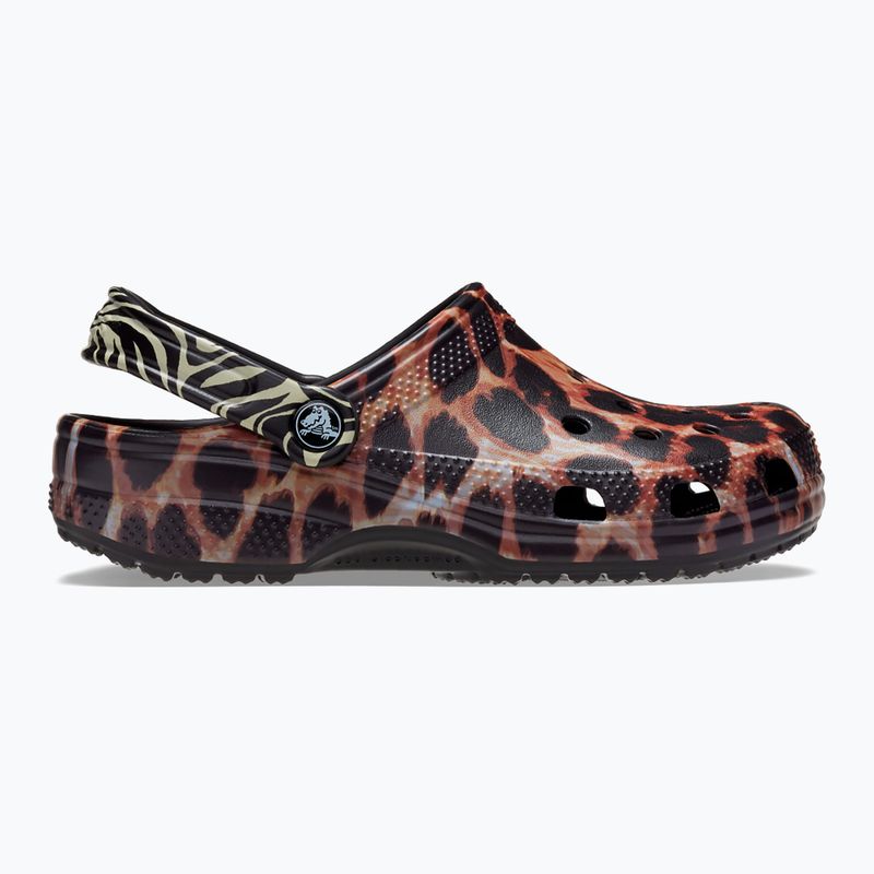 Чехли Crocs Classic Animal Remix black/multi animal 10