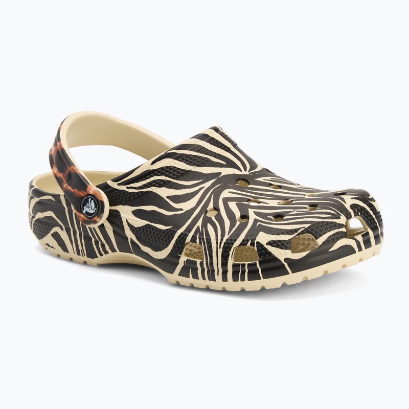 Джапанки Crocs Classic Animal Remix bone/multi animal 2