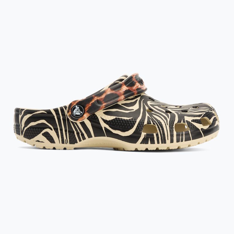 Джапанки Crocs Classic Animal Remix bone/multi animal 3