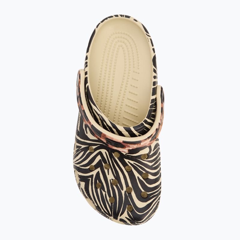 Джапанки Crocs Classic Animal Remix bone/multi animal 6