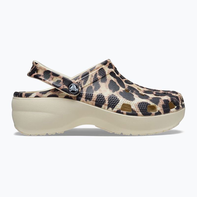 Дамски чехли Crocs Classic Platform Animal Remix bone/leopard 10