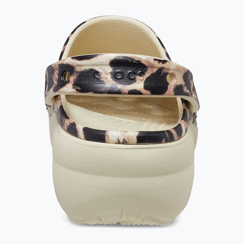 Дамски чехли Crocs Classic Platform Animal Remix bone/leopard 11