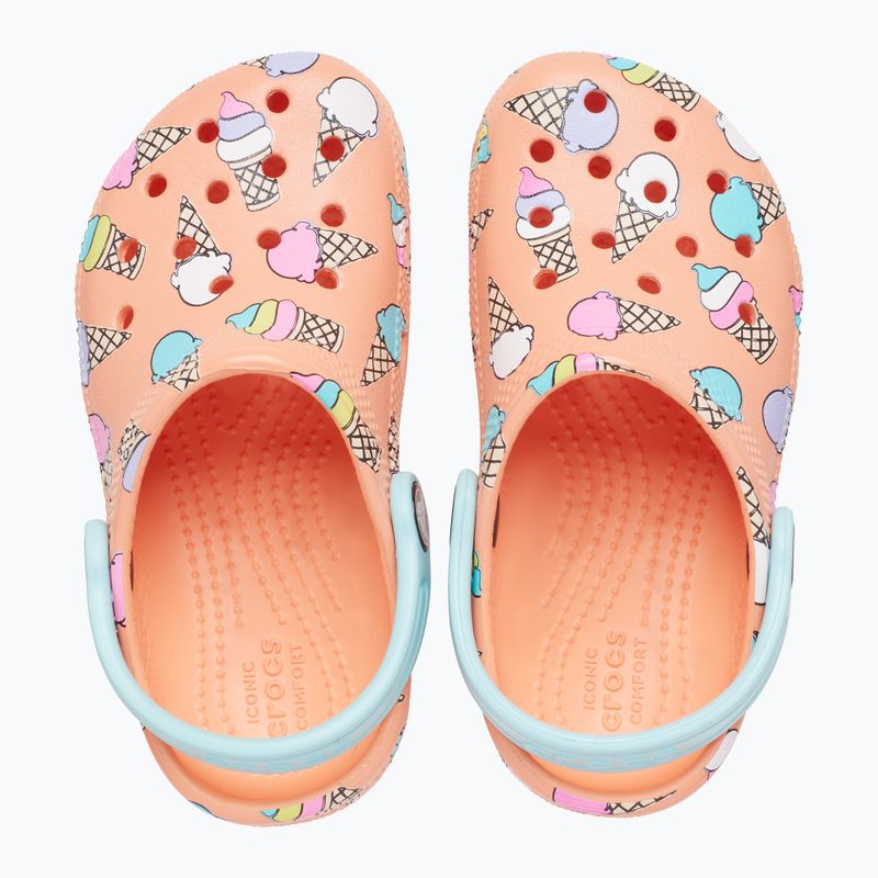 Детски джапанки Crocs Classic Pool Party Clog T orange 207846-83E 13