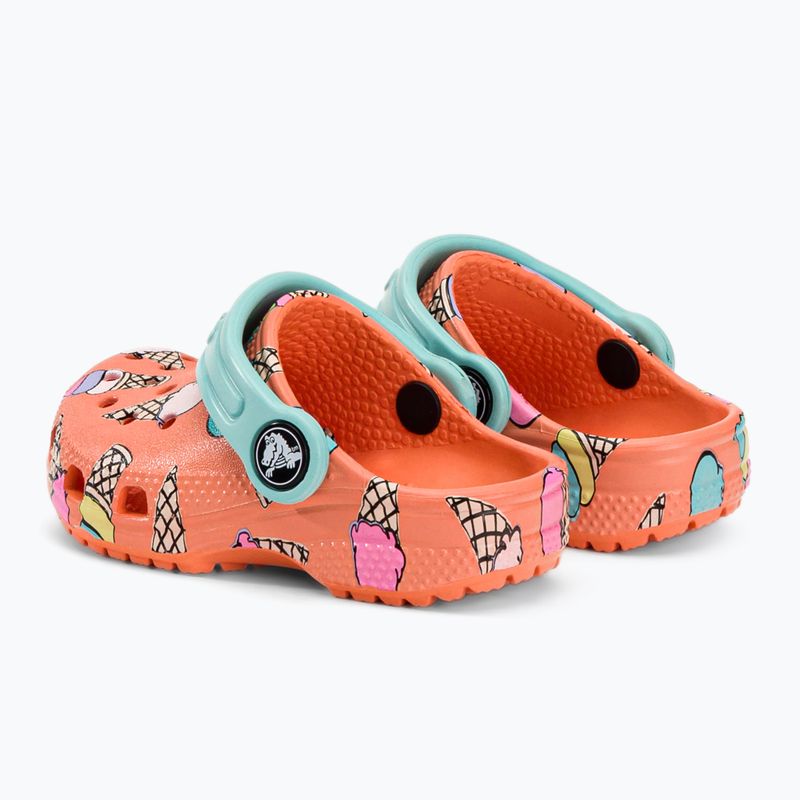 Детски джапанки Crocs Classic Pool Party Clog T orange 207846-83E 4