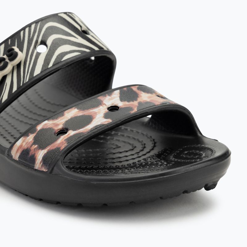 Crocs Classic Animal Remix Slide black/multi джапанки 7