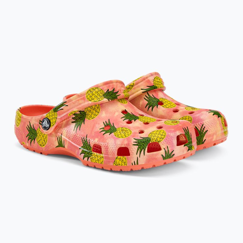 Crocs Classic Retro Resort Clog orange 207849-83F джапанки 5