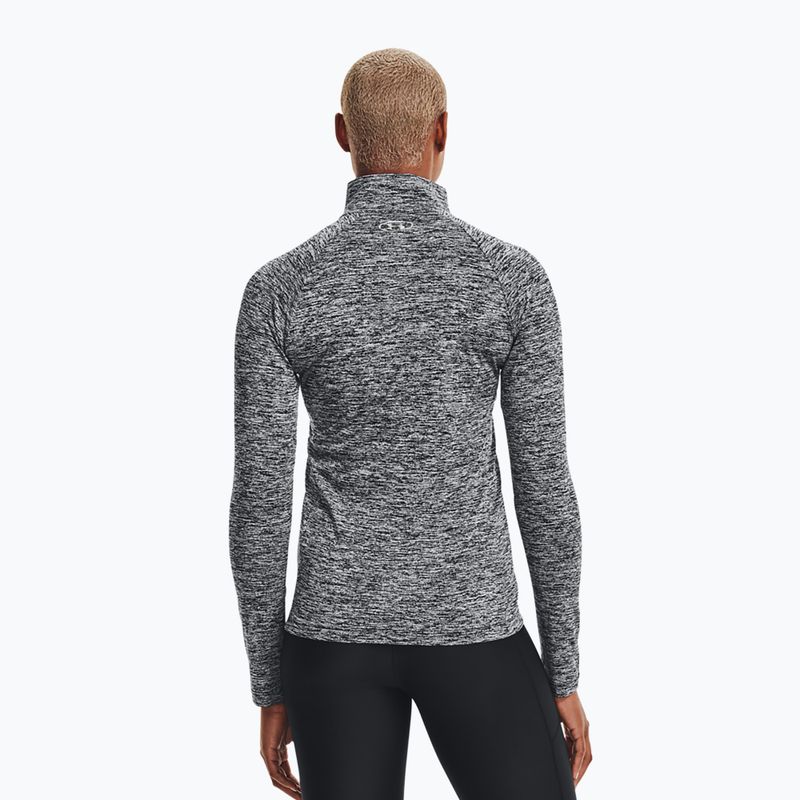 Under Armour Tech 1/2 Zip дамски суитчър - Twist black/black/metallic silver 2