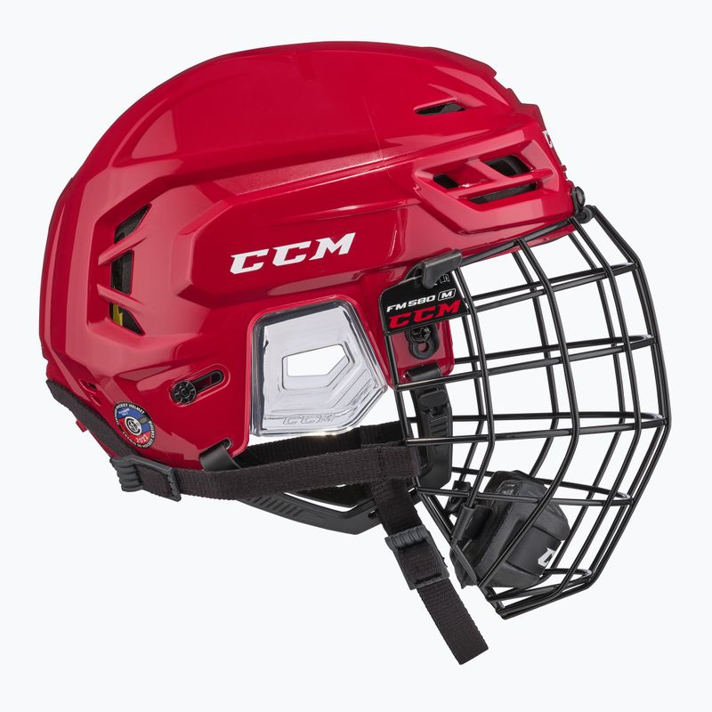 Хокейна каска CCM Tacks 210 Combo red 3
