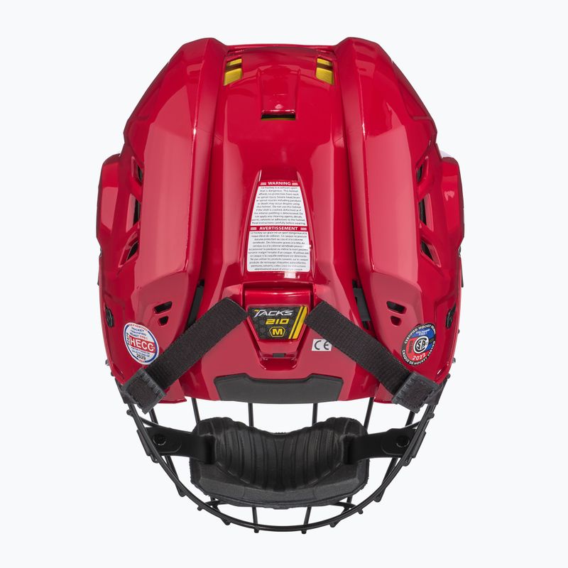 Хокейна каска CCM Tacks 210 Combo red 4