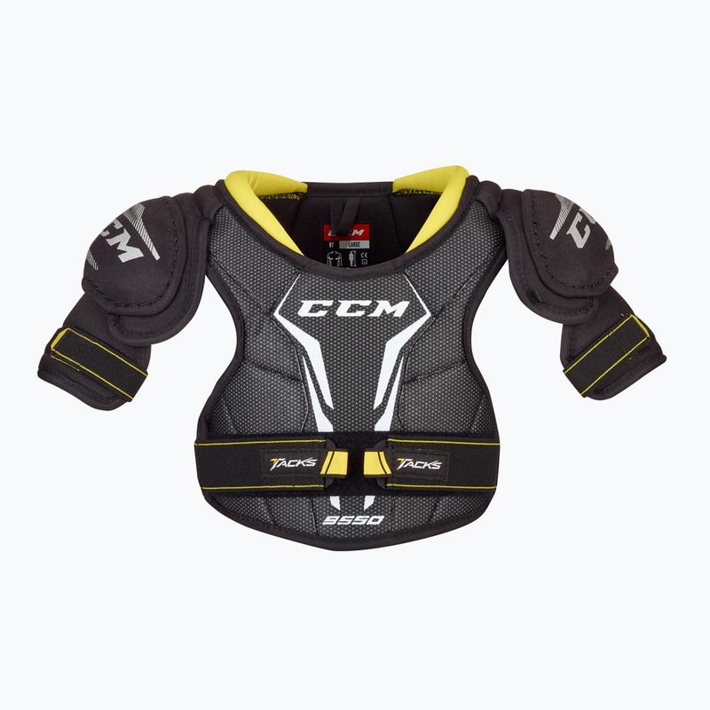 CCM Tacks 9550 JR черни/зелени детски предпазители за хокей на рамо