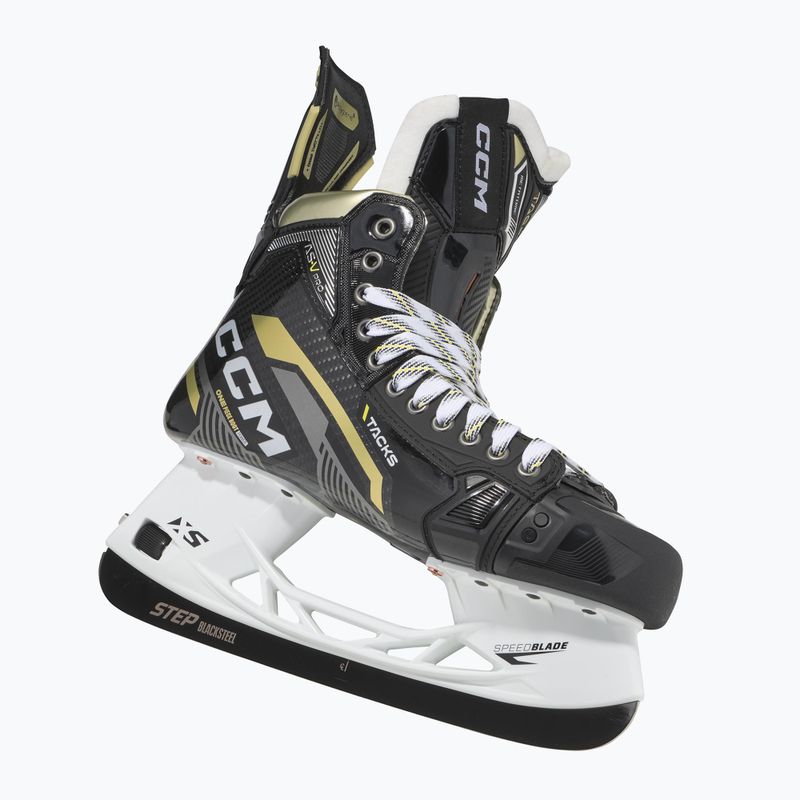 Мъжки хокейни кънки CCM Tacks AS-V Pro SR Tapered black 2