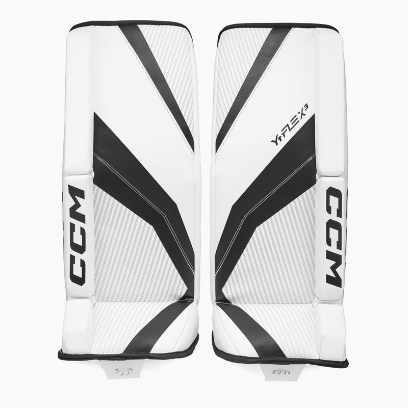 Детски панталони CCM YT Flex 3 YTH бяло/черно
