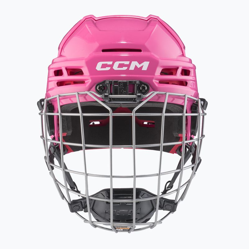 Детска хокейна каска CCM Tacks 70 Combo pink 2