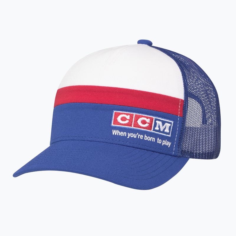 CCM Vintage Meshback Trucker синя/бяла/червена бейзболна шапка