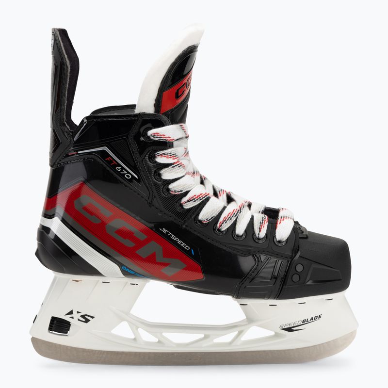 Мъжки хокейни кънки CCM JetSpeed FT670 SR black 2