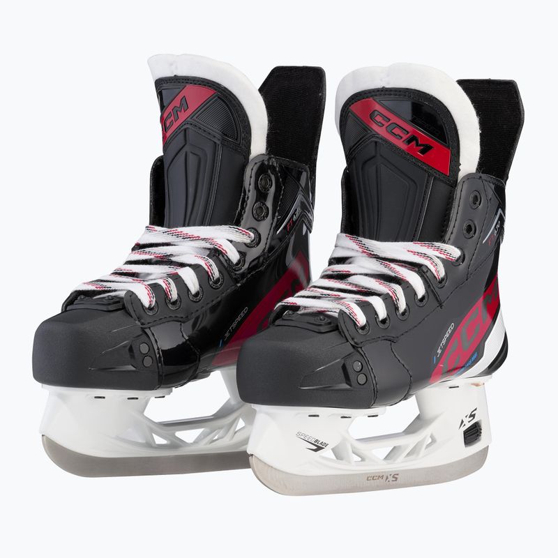 Детски кънки за хокей CCM JetSpeed FT670 JR black 4