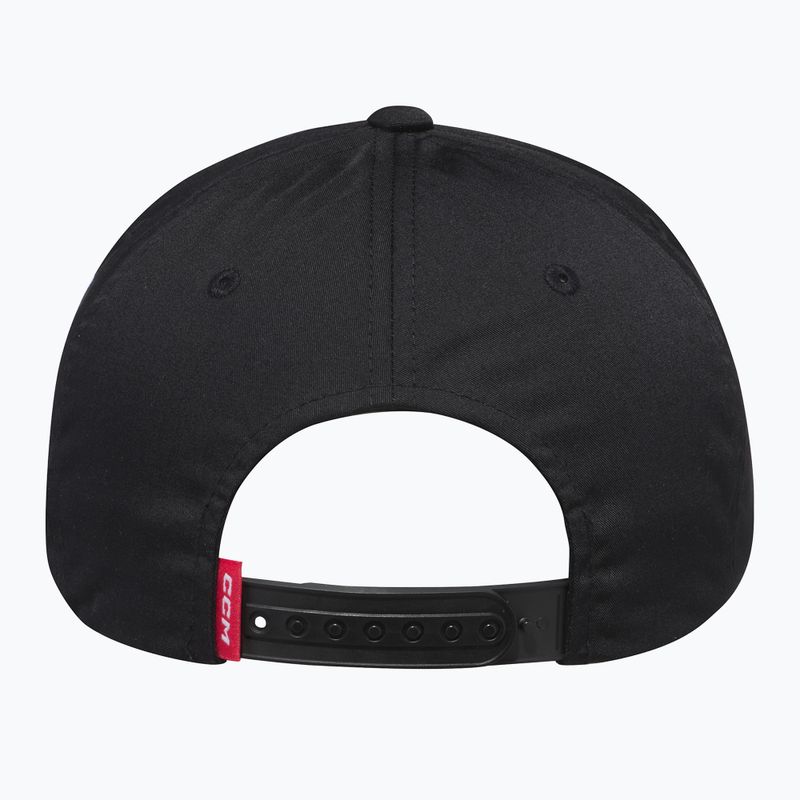 CCM Team Flatbrim Snapback SR шапка черна 3