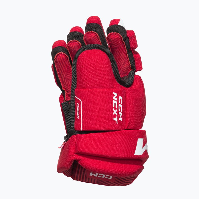 Детски ръкавици за хокей CCM Next JR red/white 2
