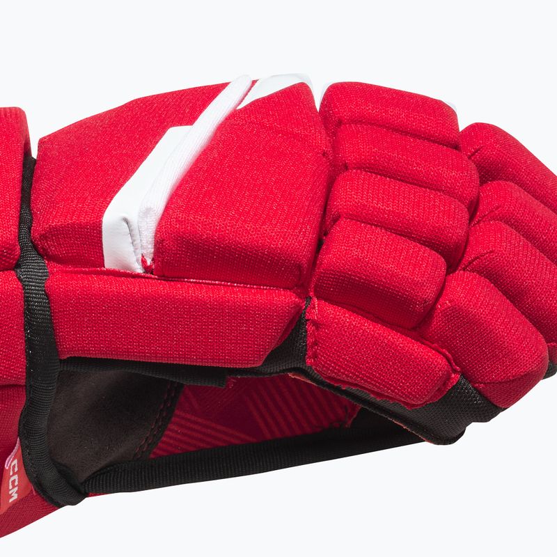 Детски ръкавици за хокей CCM Next JR red/white 3