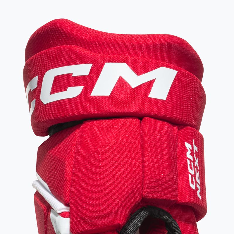Детски ръкавици за хокей CCM Next JR red/white 4