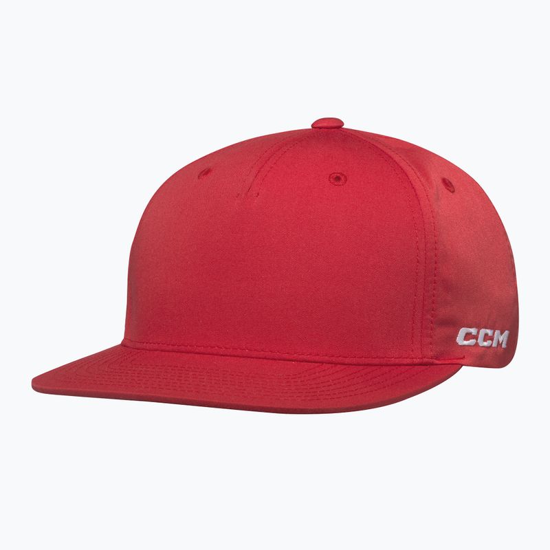 CCM Team Flatbrim Snapback SR шапка червена 2