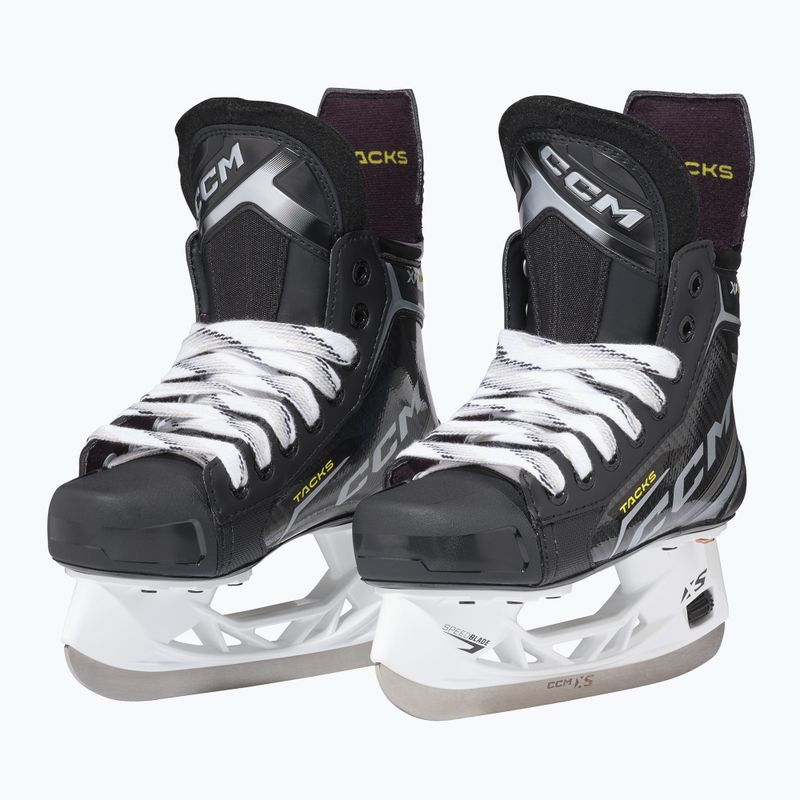 Детски кънки за хокей CCM Tacks XF70 JR черни 2