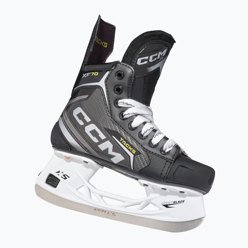 Детски кънки за хокей CCM Tacks XF70 JR черни 6