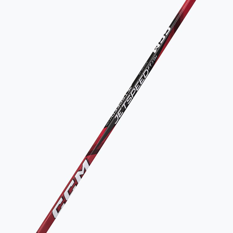 Детски хокеен стик CCM JetSpeed FT Youth black/red 5