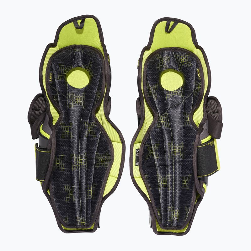 CCM Tacks XF80 JR черни детски предпазители за хокей на лед 2