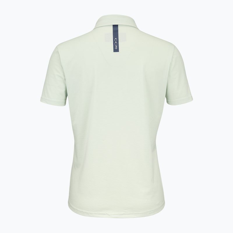 Дамска поло тениска CCM Golf Polo fresh mint 2