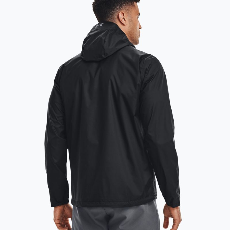 Under Armour Forefront Rain 001 мъжко яке за тренировка черно 1321439 2