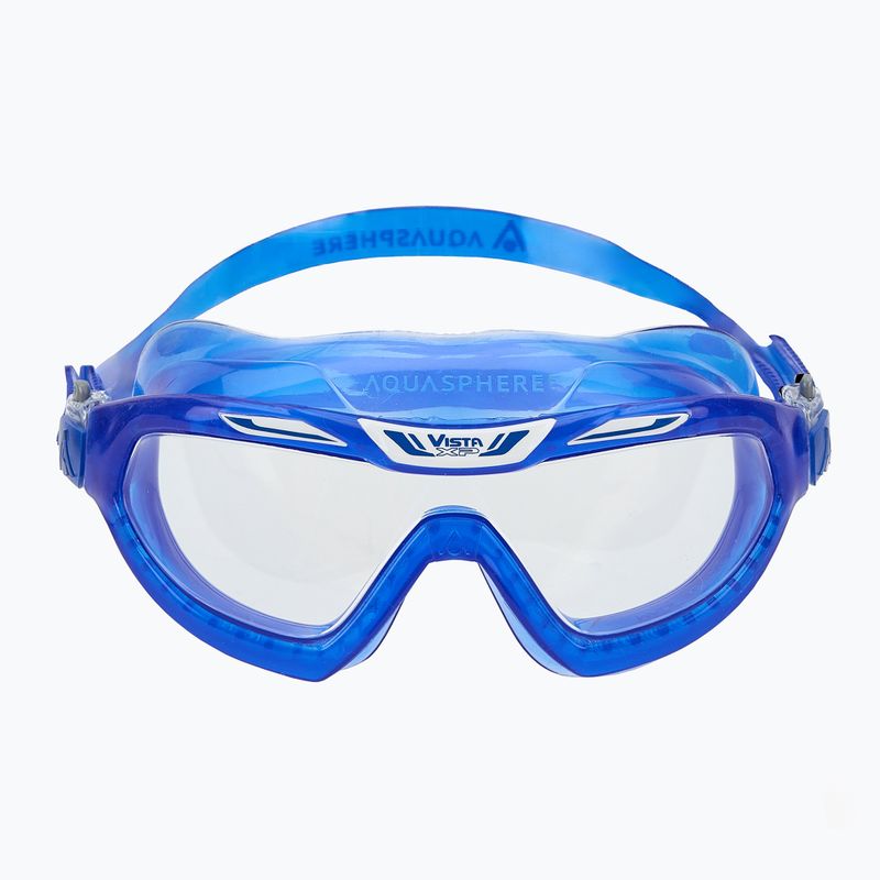 Маска за плуване Aquasphere Vista XP blue/white/clear 2
