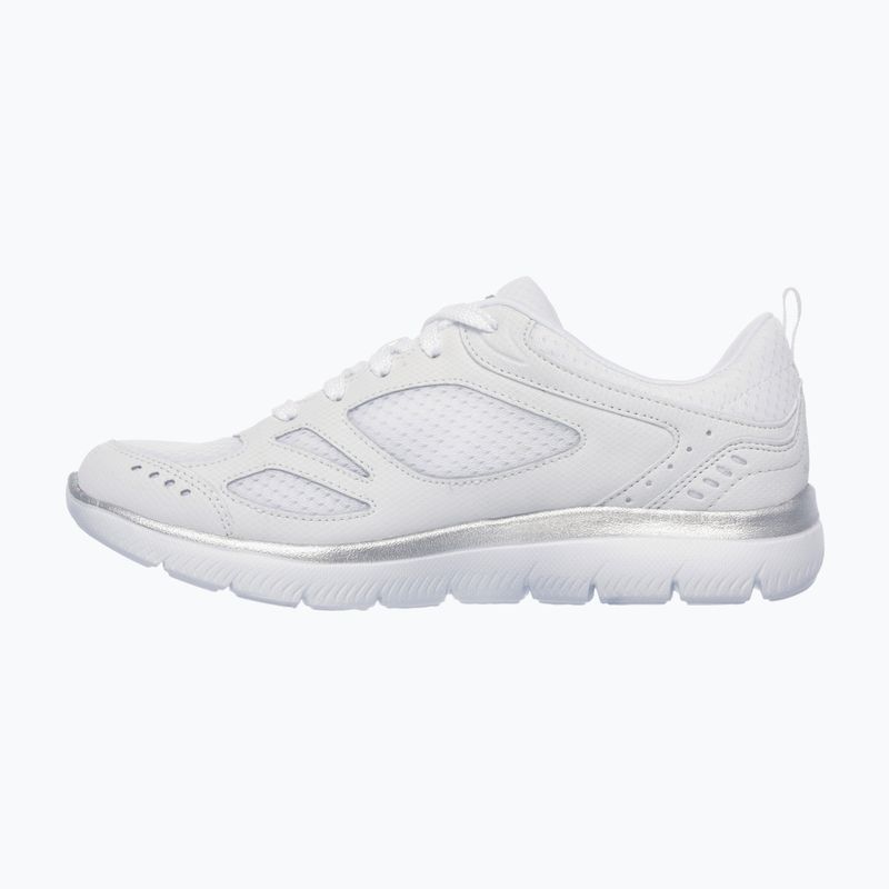 Дамски обувки за обучение SKECHERS Summits Suited white/silver 8
