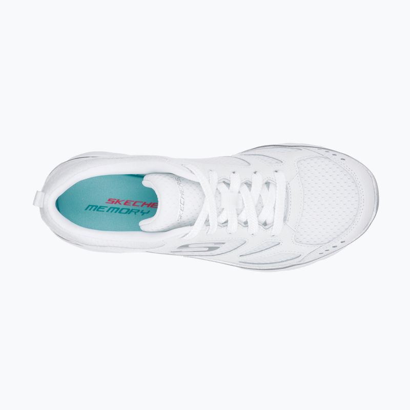 Дамски обувки за обучение SKECHERS Summits Suited white/silver 10