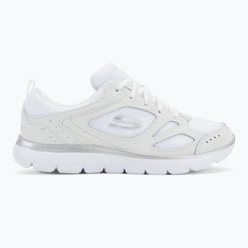 Дамски обувки за обучение SKECHERS Summits Suited white/silver 2