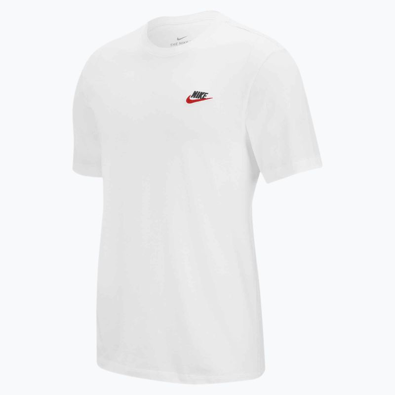 Мъжка тениска Nike Sportswear Club white/black/university red 5
