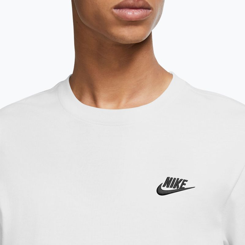 Мъжка блуза с дълъг ръкав Nike Sportswear Club white/black 3