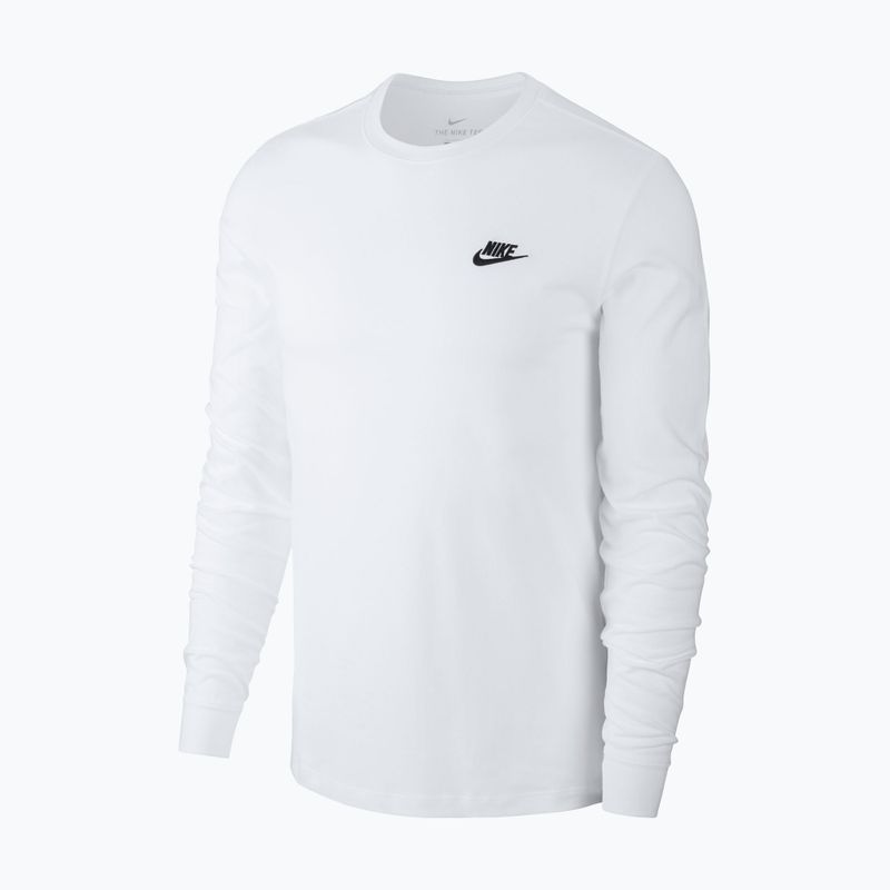 Мъжка блуза с дълъг ръкав Nike Sportswear Club white/black 4