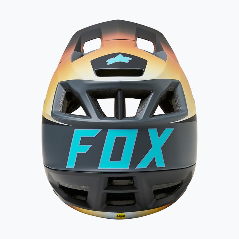 Каска за велосипед FOX Proframe Graphic 2 черна/оранжева 29598 12