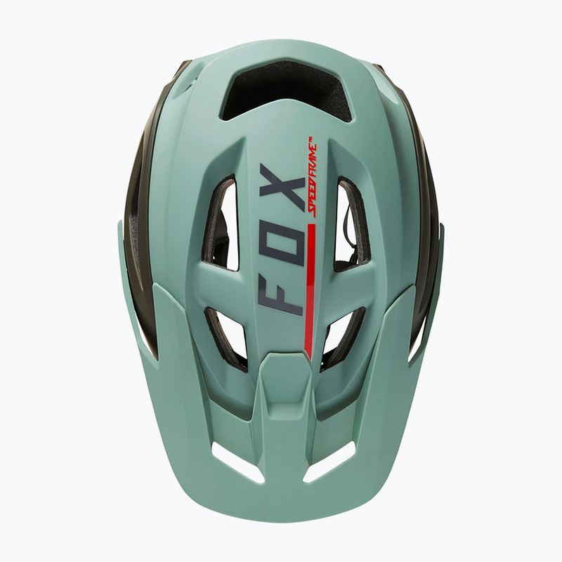 Fox Racing Speedframe Pro Blocked каска за велосипед зелена 29414_341 11