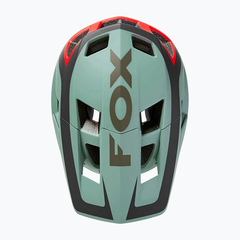 Fox Racing Dropframe Pro Dvide велосипедна каска зелена 29396_341 9