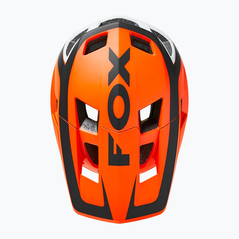 Каска за велосипед FOX Dropframe Pro Dvide оранжева/черна 29396 10