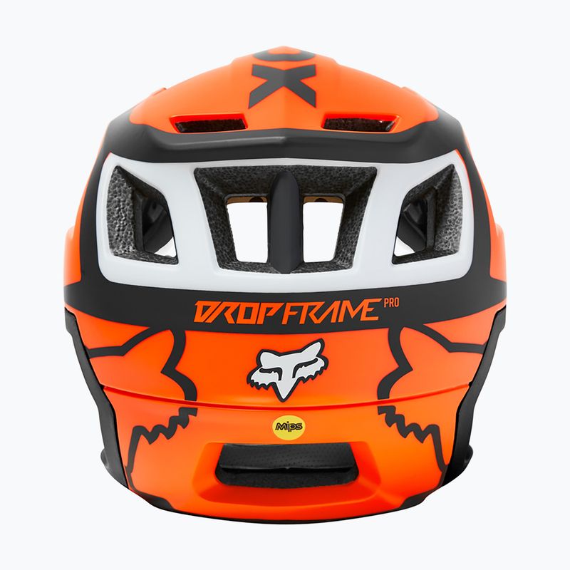 Каска за велосипед FOX Dropframe Pro Dvide оранжева/черна 29396 11