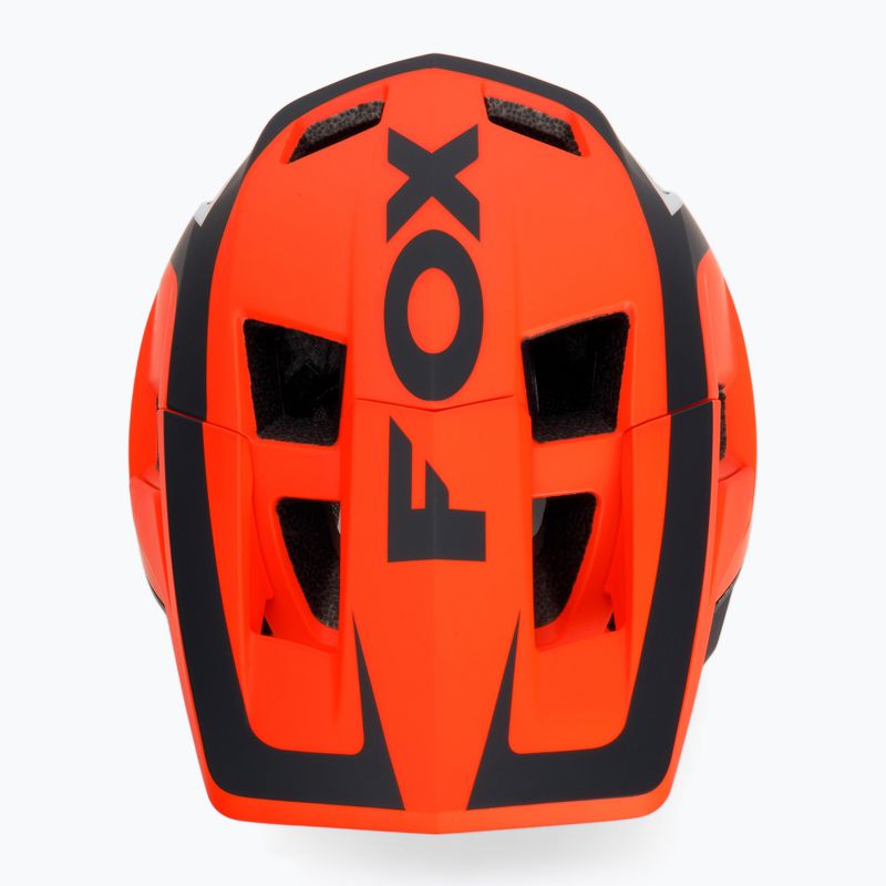 Каска за велосипед FOX Dropframe Pro Dvide оранжева/черна 29396 6