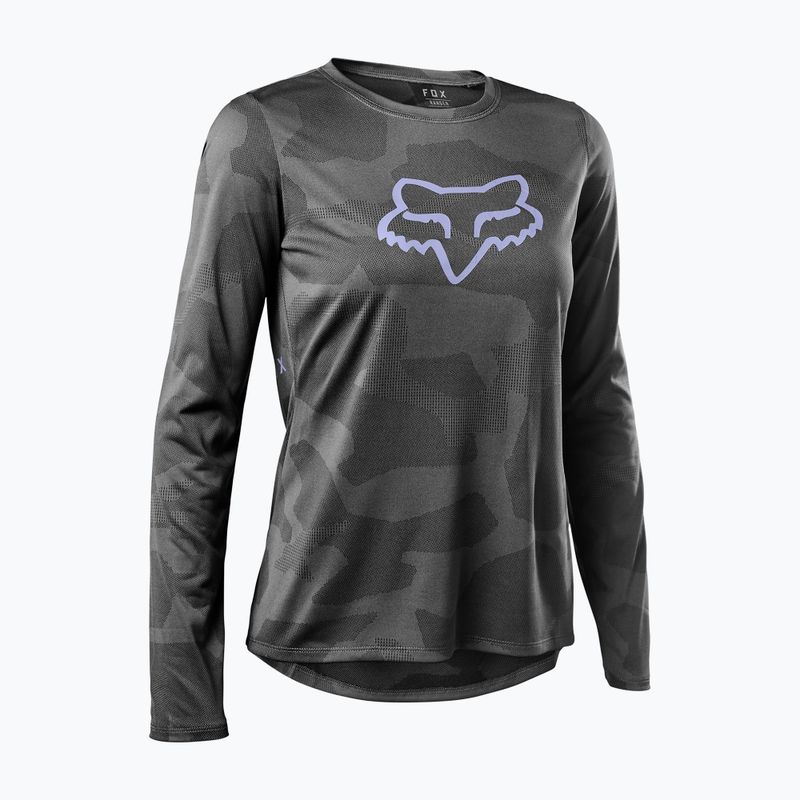 Дамско колоездачно трико FOX Ranger Tru Dri LS сиво 28969