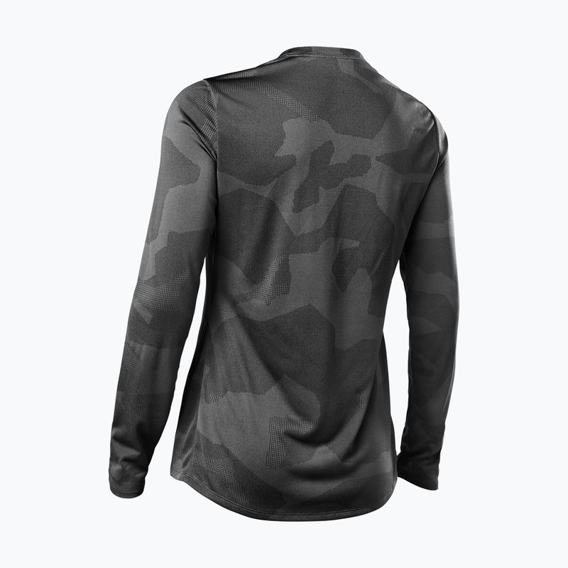 Дамско колоездачно трико FOX Ranger Tru Dri LS сиво 28969 2